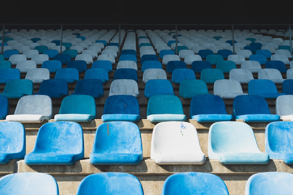 emty stadium seats