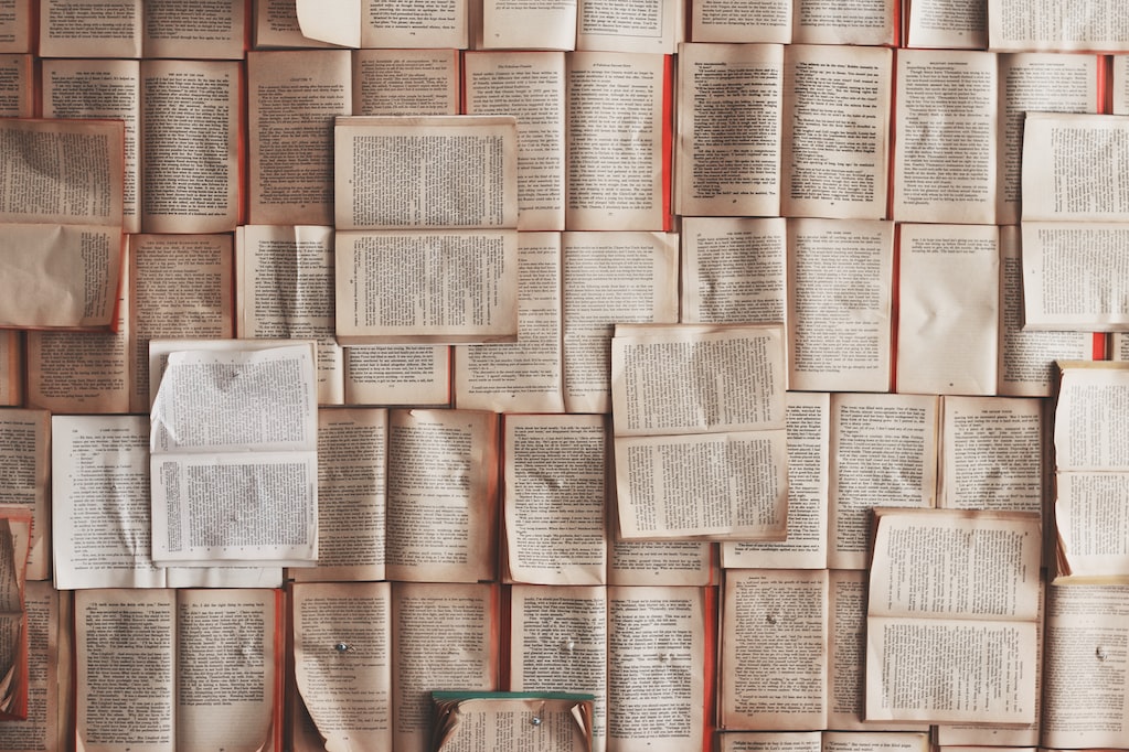 many open books