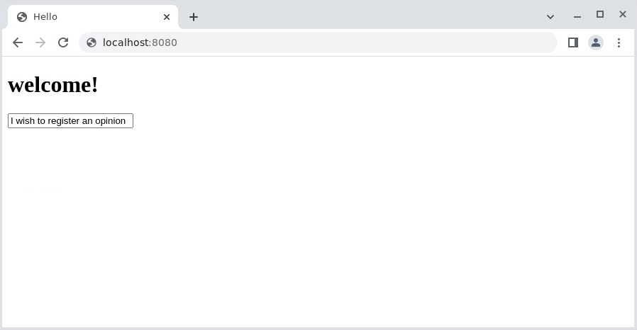 Form in browser